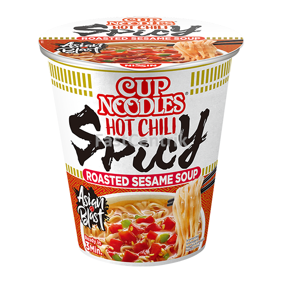 Instantní nudlová polévka Nissin v kelímku s příchutí Hot Chilli Spicy 66 g - obr. 1