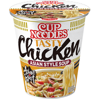 Instantní nudlová polévka Nissin v kelímku s příchutí Tasty Chicken 63 g